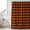 Orange Black, variant on Black Plaid Shower Curtain, Waterproof Shower Curtains for Bathroom, Vintage Country Gray Buffalo Check Gingham Washable Fabric Bathtub Curtain Set Bath Decor with 12 Hooks Stall 36"x72"