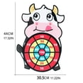 thumbnail image 2 of Juegos De Tablero De Dardos De Dibujos Animados Para Niños, Juego De Juegos De Mesa Con 3 Bolas Adhesivas Y Gancho, Juego De Juguetes Clásicos Para Niños Vogacara FN007654-03, 2 of 6