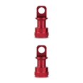 thumbnail image 4 of Greeniant Pedal de bicicleta plegable, hebilla de liberación rápida, marco Base de aleación de aluminio, adaptador de montaje, accesorio de repuesto Rojo 2piezas Greeniant CBP329827, 4 of 6