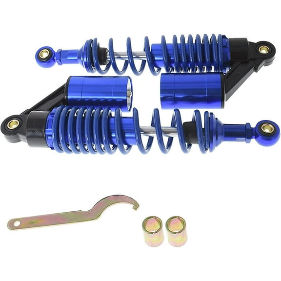 OTTULUR 12.5" 320mm Shock Absorbers Rear Suspension Universal Replacement for Honda Yamaha Suzuki Kawasaki Dirt bike Gokart ATV Motorcycle Quad Blue