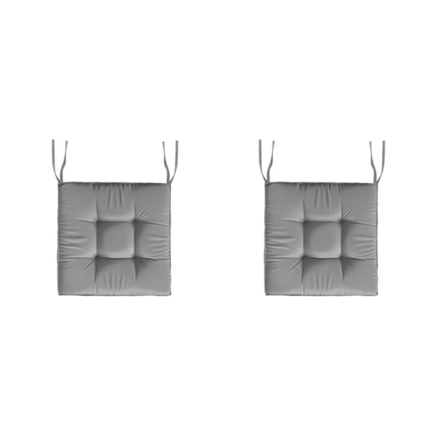 Cojín para silla Matsuzay gris oscuro 2Conjunto