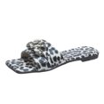 thumbnail image 2 of Sandalias de playa planas con estampado de leopardo y hebilla decorativa con punta abierta para vacaciones informales para mujer Wmkox8yii  ytu6116, 2 of 4