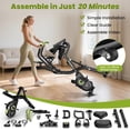 thumbnail image 5 of LNOW 4-in-1 Folding Stationary Upright Recumbent Exercise Bike Machine Home 300 Lbs Adjustable Height Easy to Get On/Off, 5 of 8
