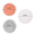 thumbnail image 4 of Replacement Steam Mop Pads for Shark S7000AMZ S7001 Steam Mop,Steam & Scrub All-in-One Scrubbing,Dirt Grip Scrub Washable Pads,8 Pack, 4 of 5