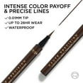 thumbnail image 2 of L'Oreal Paris Haute Precision Liquid Eyeliner, Brown Leather 20, 0.03 fl oz, 2 of 9