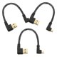 thumbnail image 3 of 3pcs Ángulo recto Cable Micro USB Cable de carga Micro USB para transferencia de datos, 3 of 6
