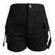 thumbnail image 4 of Krdevn Women's Cargo Shorts with Pockets Elastic Waistband Stretch Fitness Shorts Spring Summer Sports Shorts Trendy Activewear Casual Stretch Fabric,Size L, 4 of 5