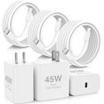 thumbnail image 1 of Cargador Cabepow de 45 W superrápido para iPhone 16 15 Pro Max, 1 of 6