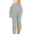 thumbnail image 5 of JIUKE Womens Capri Leggings Gym Cropped Yoga Pants Stretchy Casual Workout Bottoms High Waisted Athletic Capris, 5 of 5