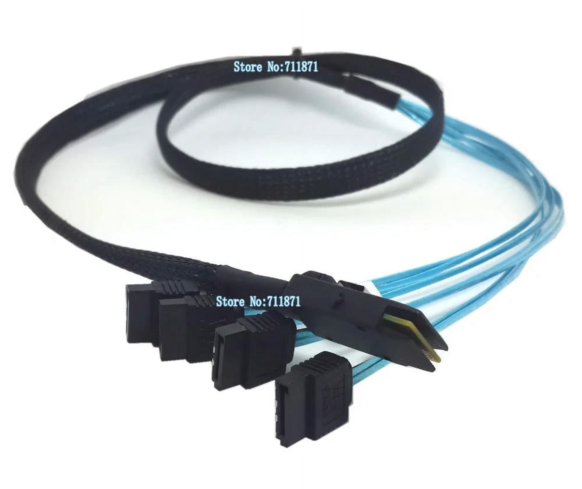 FOR 1.0 Meter SFF 8087 to 4 SATA 36P SAS to 4 SATA HDD Cable MINI SAS Cable 4i to SATA HDD Line Mini SAS to SATA Cable