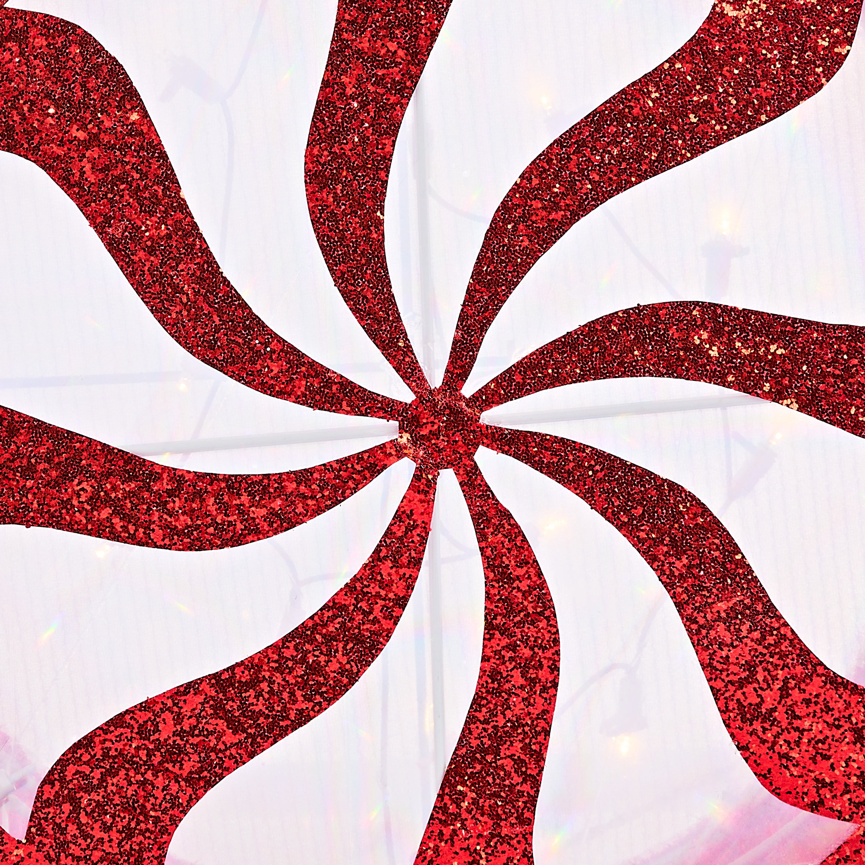 (2 pack) Light-Up Peppermint Lollipop Stack, 43 in, by Holiday Time