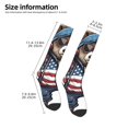 thumbnail image 2 of Balery Patriotic Boxing Bear Art Calcetines novedosos Calcetines deportivos Calcetines hasta la rodilla Calcetines de algodón Calcetines originales y geniales, 2 of 6