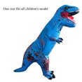 thumbnail image 2 of Traje inflable divertido de dinosaurio de Halloween Tyrannosaurus Rex Traje inflable de dinosaurio musculoso para montar, 2 of 5