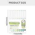 thumbnail image 3 of 9 Pcs Multifunctional Acrylic Paint Pen Markers Pen Acrylic Pen Acrylic Markers Set Drawing Pen Acrylic Paint Markers, 3 of 5
