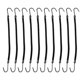 thumbnail image 1 of 40 Pcs Ponytail Hooks Headband Hair Claw Hair Clips Rubber Bands Hair Styling Hair Braid (Black), 1 of 4