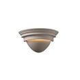 thumbnail image 1 of Justice Design CER-1005-MAT Ambiance - Classic Wall Sconce Matte White  Choose Your Options, 1 of 7