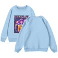 thumbnail image 2 of Moonsky Sudadera de cuello redondo Pop De-on - Sudadera de manga larga con estampado del cantante HUNTR/X - Sudadera de cuello redondo y manga larga para hombre y mujer,Azul claro,150, 2 of 5
