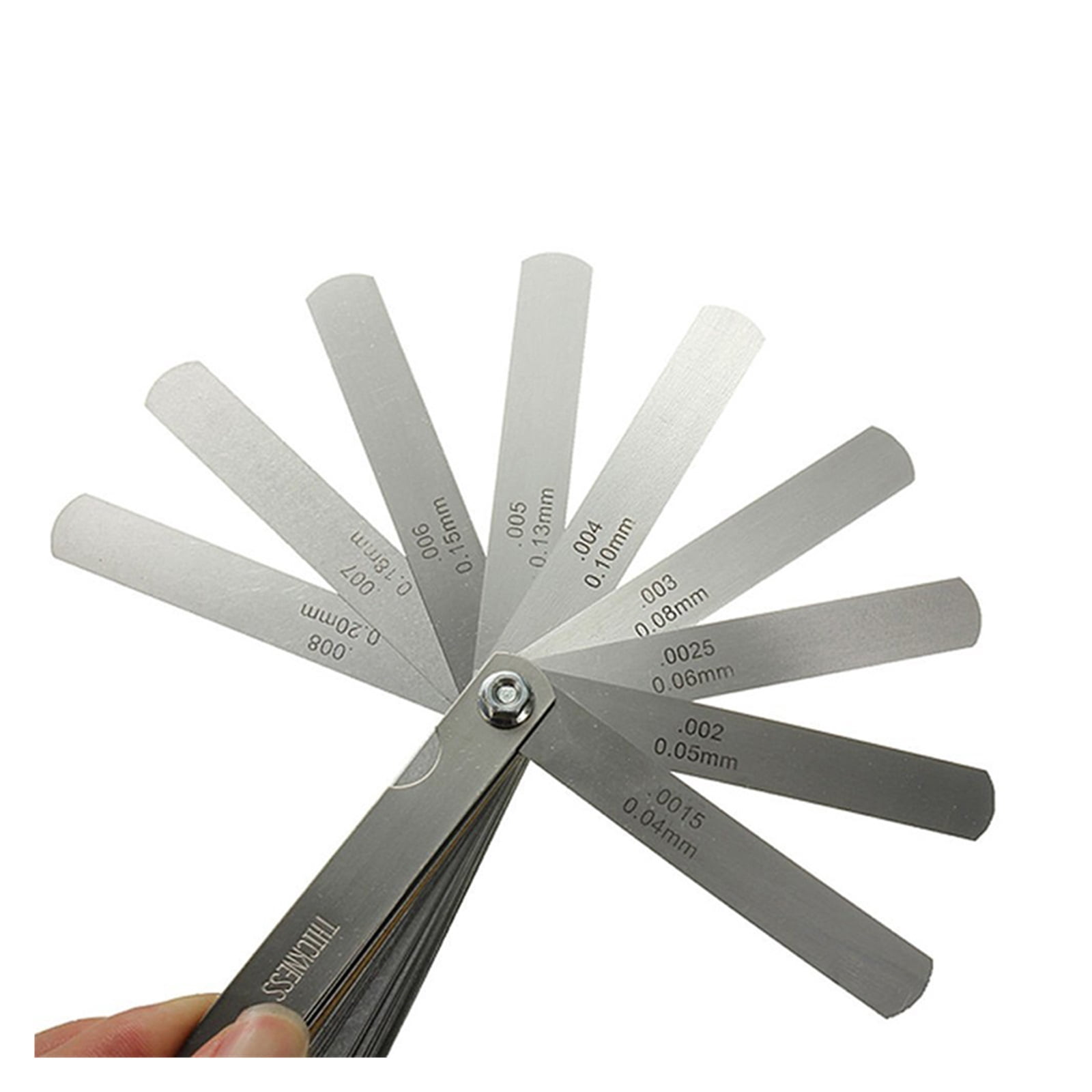 Stainless Steel Feeler Gauge Gauge Fuel Gauge Valve Probe Metric Thickness Probe Thickness Gauge Measuring Tools ,Easy to Use