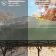 thumbnail image 4 of WildBreak 10 x10 feet Pop Up Canopy, with 4 Sidewalls, with One Button Push Setup - Green, 4 of 8