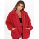 thumbnail image 2 of Abrigo PRETTYGARDEN Oversized de Forro Sherpa Rojo XL, 2 of 6
