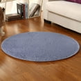 thumbnail image 1 of Round Rugs for Living Room 80Cm Soft Coral Velvet Round Rug Anti-Skid Doormat Carpet Bath Living Room Rug Floor Rugs for Living Room Soft Rugs for Living Room, 1 of 6