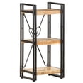 thumbnail image 1 of vidaXL 3-Tier Bookcase 40x30x80 cm Solid Mango Wood, 1 of 5