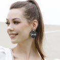 thumbnail image 2 of Handwoven Beaded Love Earrings And Heart Shaped Studs, 2 of 7