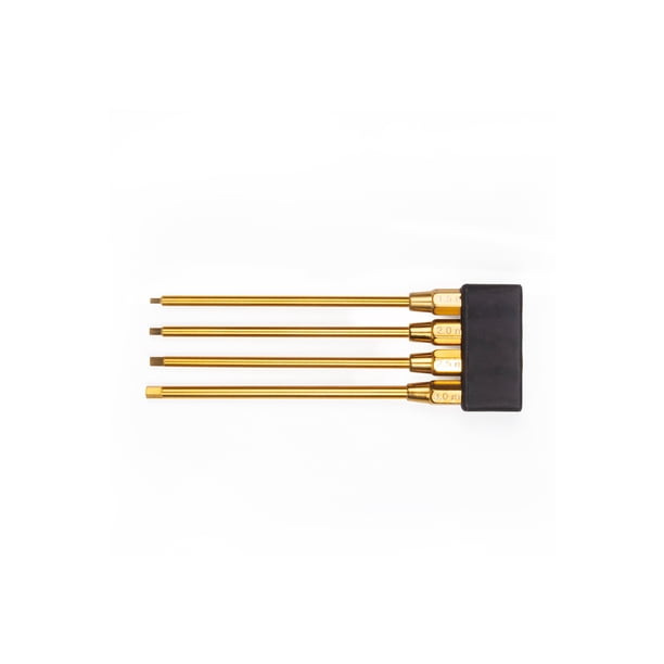 Eigraketly Paquete de 4 destornilladores Firmeza práctica Accesorios para el hogar Llave de metal de tamaño compacto Herramientas de perno de moda Herramientas y ferretería 4.05.0/4.05.0 Eigraketly TO008632-03B
