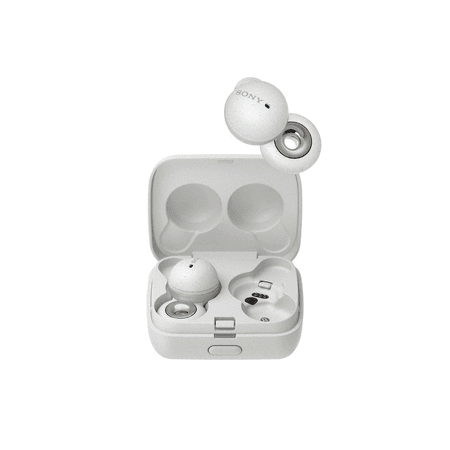Sony - LinkBuds True Wireless Open-Ear Earbuds - White