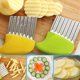thumbnail image 4 of Cuchillo para cortar patatas de 2 uds, herramienta de corte con cuchillo ondulado para verduras de acero inoxidable, 4 of 5