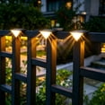 thumbnail image 6 of Cevemin Solar LED Triangle Step Light Outdoor Waterproof Wall Mount Auto Induction Stair Fence Lamp Yard Garden Path Decor Light, 6 of 6