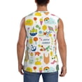 thumbnail image 4 of Fotbe Men's Summer Animal Print Men's Sleeveless Muscle Tank Tops Casual T-Shirts for Gym Workout Beach-X-Large, 4 of 8