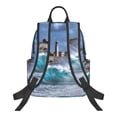 thumbnail image 3 of Daiia Lighthouse in Havana School Backpack for Men and Women Lightweight Backpack Durable Backpack Water-Resistant,Travel,Work Bag, 3 of 9
