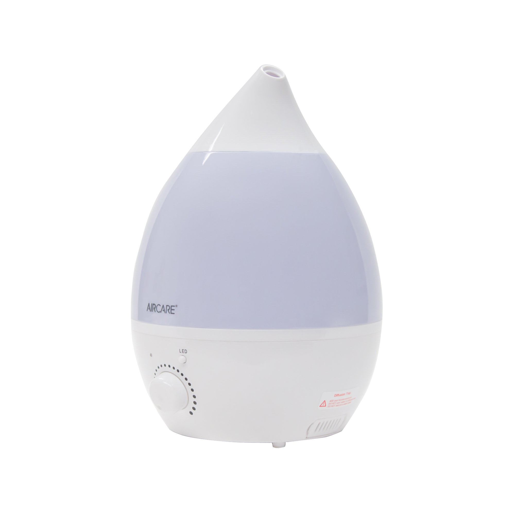 AIRCARE AUV10AWHT Aurora Mini Ultrasonic Humidifier with Aroma Diffuser and Multicolor LED Night Light, White - image 3 of 9