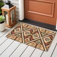 thumbnail image 4 of 2x3 Ft Entryway Area Rug, Modern Geometric Kitchen Rug Runner Washable Floor Mat, Southwest Ethnic Contemporary Non Slip Indoor Door Mat Throw Carpet for Bathroom Living Room Bedroom, 4 of 8