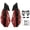 Dark Red, variant on NFTIGB Motorcycle Hand Guard 7/8in 22mm ABS Fall Resistant Protector Universal Green