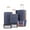 Blue, variant on Landisun Luggage Sets 6 Piece Hardshell ABS Suitcase Set with TSA Lock, Travel Luggage with Portable Bag, Black