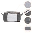 thumbnail image 3 of Unique Bargains 1 Pack Clothes Storage Bags Moving Bags Grey 21.5*14*8in, 3 of 7