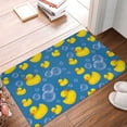 thumbnail image 4 of Gaeub Rubber Duck Print Door Mat with Heavy Duty Backing,Welcome Mats for Entryway, Flannel Anti-Slip Doormat, Garge Porch Entryway Mat,16x24in Outdoor Indoor Welcome Mat, 4 of 7