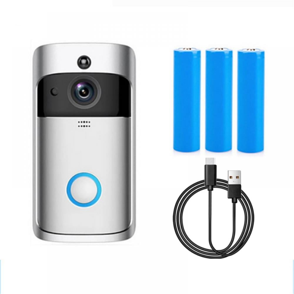 Wireless WiFi Video Doorbell Smart 2-way Door Ring Intercom Security Camera Bell 