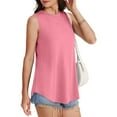 thumbnail image 3 of High Neck Tank Tops for Women Loose Fit Sleeveless Top Summer Clothes Womens Tunic Tops to Wear with Leggings, 3 of 5