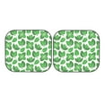 thumbnail image 4 of Picia Green Leaves 2 Piece Car Windshield Sun Shade Foldable | Foldable Sun Shield for Front Window Blocks UV Rays and Keeps Your Vehicle Cool-Medium, 4 of 7