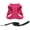 Harness Leash Set (Fuchsia Corduroy), variant on Best Pet Supplies Voyager Step-In Plush Suede Dog Harness