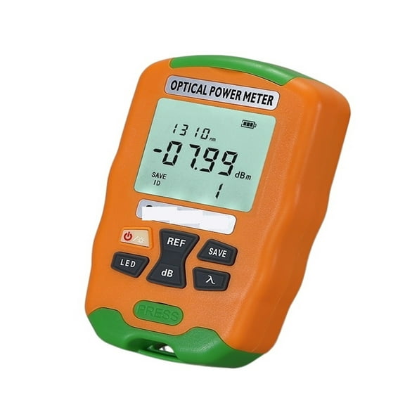 AUA-D5/D7 Handheld Mini 2 In 1 Optical Power Meter,OPM Optical Fiber Tester With LED Lighting -50 26dBm