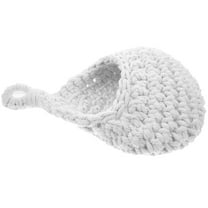 Woven Hanging Basket Wall Vegetable Fruit Onion Storage Baskets for Kitchen Vegetables White