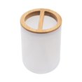 thumbnail image 4 of Accesorio de baño Artículos de tocador de encimera Durable Suave Fácil de limpiar Vaso Porta cepillo de dientes, 4 of 9
