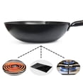thumbnail image 6 of Carbon Steel Wok For Electric, Induction and Gas Stoves (Lid, Spatula and User Guide Video Included), 6 of 8