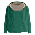thumbnail image 6 of NIEWTR Women Fleece Zip up Hoodie 2 in 1 Baby Wearing Jacket Maternity Winter Coat Thicken Kangaroo Sweatshirt Baby Wearing Outerwear, 6 of 9