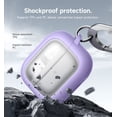 thumbnail image 6 of Suritch Case for Samsung Galaxy Buds3 / Buds3 Pro / Buds3 FE with Carabiner, Cleaning Kit and Removal Tool, Purple, 6 of 6