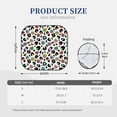 thumbnail image 3 of Windshield Sun Shade, leopard colorful love Hearts Foldable Car Sun Shade Windshield for Front, 2 Pieces, 3 of 7